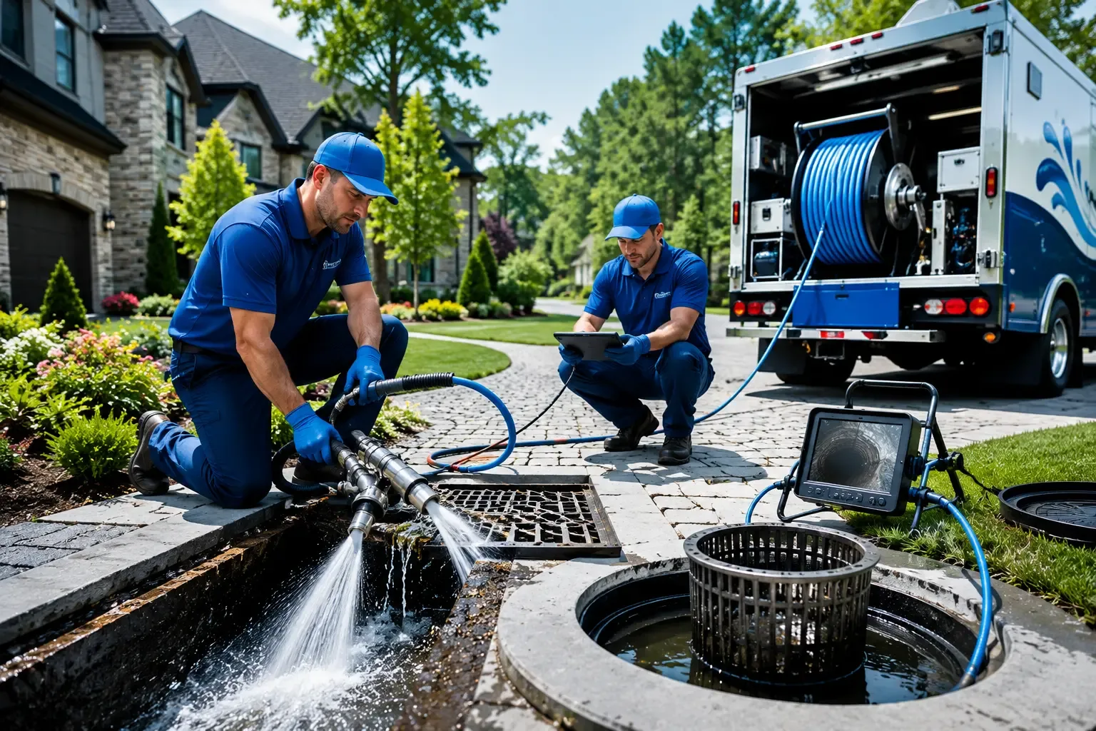 Local outdoor drain cleaning professionals in Springs, PA